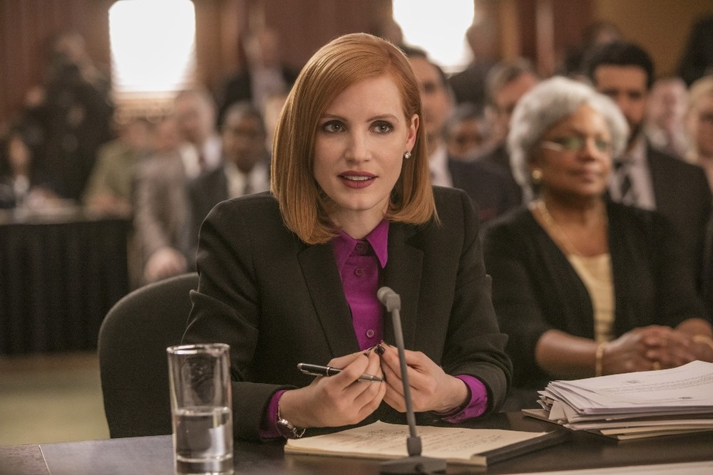 جسیکا چستین در «خانم اسلون»(Miss Sloane)